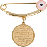 Load image into Gallery viewer, Evil Eye Pin Prayer Charm